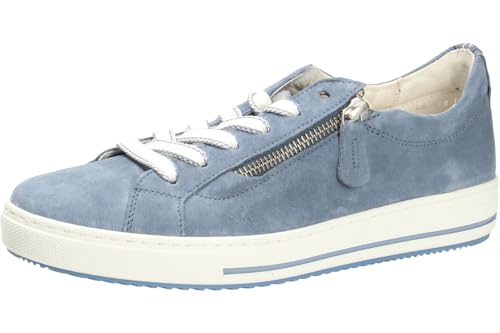 Gabor Damen Low-Top Sneaker, Frauen Halbschuhe,Wechselfußbett,Moderate Mehrweite (G),Freizeitschuhe,Turnschuhe,Nautic,40.5 EU / 7 UK von Gabor