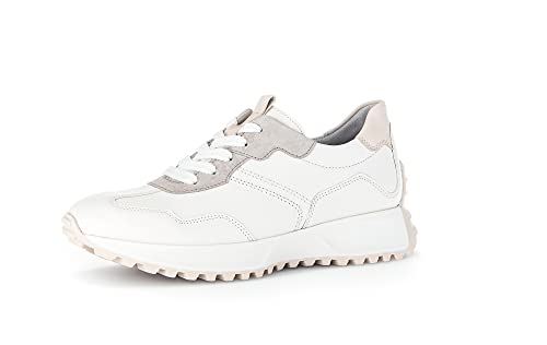 Gabor Damen Low-Top Sneaker, Frauen Halbschuhe,Wechselfußbett,Sportschuhe,Freizeitschuhe,Turnschuhe,Laufschuhe,Latte-Kombi,41 EU / 7.5 UK von Gabor