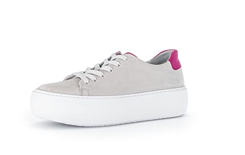 Gabor Damen Low-Top Sneaker, Frauen Halbschuhe,Wechselfußbett,Sportschuhe,Freizeitschuhe,Turnschuhe,Laufschuhe,steam/pink,38 EU / 5 UK von Gabor