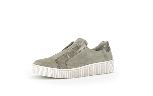 Gabor Damen Low-Top Sneaker, Frauen Halbschuhe,Wechselfußbett,Strassenschuhe,Freizeitschuhe,Turnschuhe,Laufschuhe,Schilf/Bronce,38 EU / 5 UK von Gabor