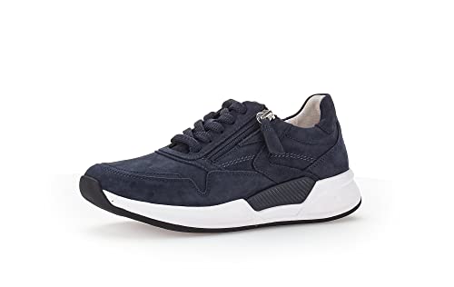 Gabor Damen Low-Top Sneaker, Frauen Halbschuhe,Wechselfußbett,Strassenschuhe,Sportschuhe,Freizeitschuhe,straßenschuhe,Blue,35 EU / 2.5 UK von Gabor