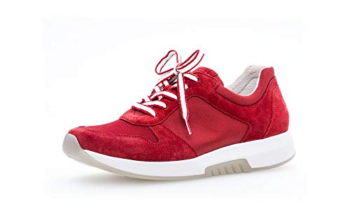 Gabor Damen Low Top Sneaker, Frauen Halbschuhe,lose Einlage,Sportschuhe,Wedge,Keilabsatz,Heel,Lady,Ladies,Women's,Woman,keil,red,39 EU / 6 UK von Gabor