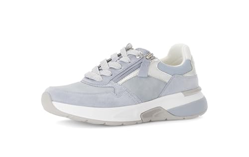Gabor Damen Low-Top Sneaker, Frauen Halbschuhe,schnürschuhe,schnürer,straßenschuhe,Strassenschuhe,Sportschuhe,Lagune/Silber/Weiss,40.5 EU / 7 UK Gabor Damen Low-Top Sneaker, Frauen Halbschuhe,schnürschuhe,schnürer,straßenschuhe,Strassenschuhe,Sportschuhe,Lagune/Silber/Weiss,40.5 EU / 7 UK von Gabor