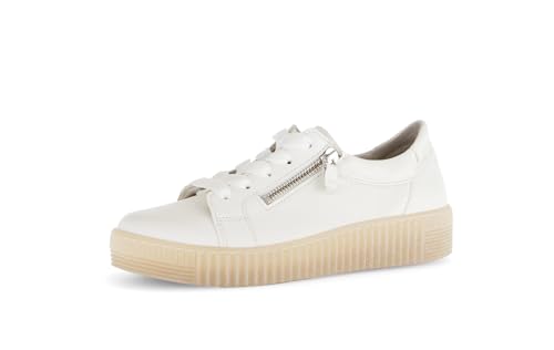 Gabor Damen Low-Top Sneaker, Frauen Halbschuhe,schnürschuhe,schnürer,straßenschuhe,Strassenschuhe,Sportschuhe,Latte (transp.),42.5 EU / 8.5 UK von Gabor