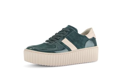 Gabor Damen Low-Top Sneaker, Frauen Halbschuhe,straßenschuhe,Strassenschuhe,Sportschuhe,Freizeitschuhe,Dark Petrol/Sand,38.5 EU / 5.5 UK Gabor Damen Low-Top Sneaker, Frauen Halbschuhe,straßenschuhe,Strassenschuhe,Sportschuhe,Freizeitschuhe,Dark Petrol/Sand,38.5 EU / 5.5 UK von Gabor
