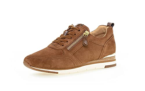 Gabor Damen Low-Top Sneaker, Frauen Sneaker Low,Freizeitschuhe,Turnschuhe,Laufschuhe,Women's,Woman,Lady,Ladies,New Whisky(lederm.,39 EU / 6 UK von Gabor