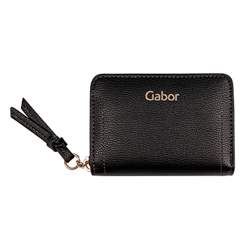 Gabor bags , MALIN WALLETS, Damen, Reißverschluss Geldbörse, klein, S, schwarz, 10,8x2,5x7,7cm von camel active