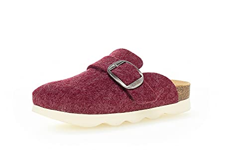 Gabor Damen Pantoletten, Frauen Hausschuhe,Ladies,Sommerschuhe,Freizeitschuhe,Schuhe,Strandschuhe,offene,Riemen,Riemchen,Women's,Rubin,38 EU / 5 UK von Gabor