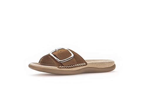 Gabor Damen Pantoletten, Frauen Sandalen,Schlupfschuhe,schluepfschuhe,Slipper,Slides,Slip-ons,Backless Slipper,Mules,Clogs,Brandy,40 EU / 6.5 UK von Gabor