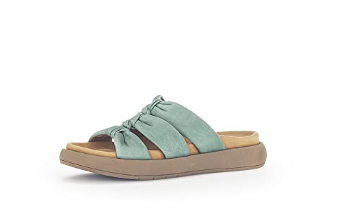 Gabor Damen Pantoletten, Frauen Sandalen,offene schuhe,strandschuhe,schlupfschuhe,schluepfschuhe,slipper,slides,slip-ons,menta,40 EU / 6.5 UK von Gabor