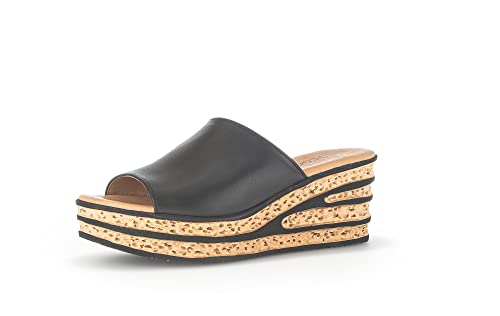 Gabor Damen Pantoletten, Frauen Sandalen,offene schuhe,strandschuhe,schlupfschuhe,schluepfschuhe,slipper,slides,slip-ons,schwarz,35 EU / 2.5 UK von Gabor