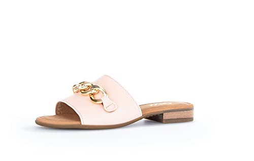 Gabor Damen Pantoletten, Frauen Sandaletten,Moderate Mehrweite (G),slipper,slides,slip-ons,backless slipper,pesca (LDS/gold),42.5 EU / 8.5 UK von Gabor