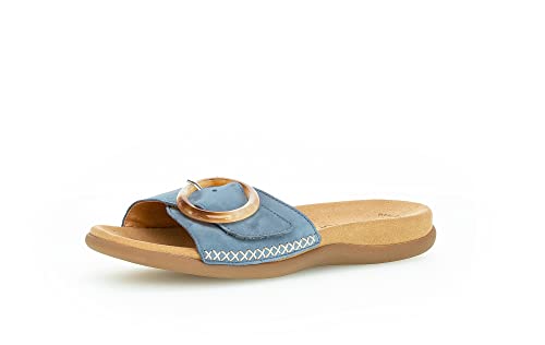 Gabor Damen Pantoletten, Frauen Slip On,Best Fitting,Sandalen,Freizeitschuhe,Women's,Ladies,Schlupfschuhe,schluepfschuhe,Jeans,43 EU / 9 UK von Gabor