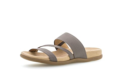 Gabor Damen Pantoletten, Frauen Slip On,Best Fitting,Sommerschuhe,Sandalen,Freizeitschuhe,Women's,Lady,Ladies,Schlupfschuhe,fumo,42 EU / 8 UK von Gabor