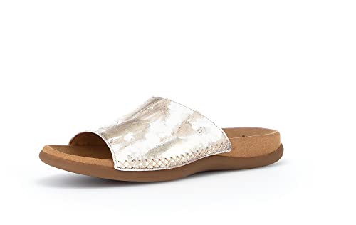 Gabor Damen Pantoletten, Frauen Slip On,Best Fitting,Sommerschuhe,sommerclogs,Sandalen,Freizeitschuhe,Women's,Lady,Ladies,beige,38 EU / 5 UK von Gabor