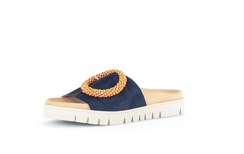 Gabor Damen Pantoletten, Frauen Slipper,Best Fitting,Backless Slipper,Gartenschuhe,Sommerschuhe,sommerclogs,Sandalen,Atlantik,38 EU / 5 UK Gabor Damen Pantoletten, Frauen Slipper,Best Fitting,Backless Slipper,Gartenschuhe,Sommerschuhe,sommerclogs,Sandalen,Atlantik,38 EU / 5 UK von Gabor