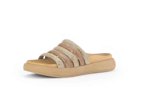 Gabor Damen Pantoletten, Frauen Slipper,Best Fitting,Sandalen,Freizeitschuhe,Schlupfschuhe,schluepfschuhe,Slides,Mules,Gold Kombi,44 EU / 9.5 UK Gabor Damen Pantoletten, Frauen Slipper,Best Fitting,Sandalen,Freizeitschuhe,Schlupfschuhe,schluepfschuhe,Slides,Mules,Gold Kombi,44 EU / 9.5 UK von Gabor