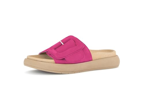 Gabor Damen Pantoletten, Frauen Slipper,Best Fitting,schlupfschuhe,schluepfschuhe,slip-ons,backless slipper,mules,sommerclogs,pink,44 EU / 9.5 UK von Gabor