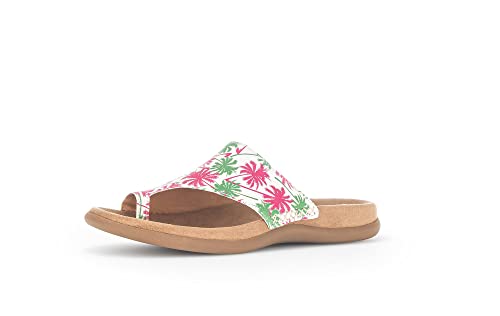 Gabor Damen Pantoletten, Frauen Slipper,Best Fitting,Slip-ons,Backless Slipper,Gartenschuhe,Sommerschuhe,sommerclogs,Verde/Fuxia,39 EU / 6 UK von Gabor