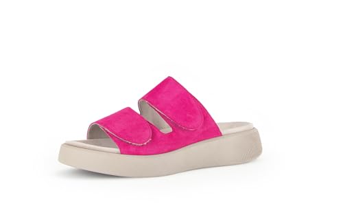 Gabor Damen Pantoletten, Frauen Slipper,Leichte Mehrweite (G),Backless Slipper,Gartenschuhe,Sommerschuhe,sommerclogs,Slides,pink,38.5 EU / 5.5 UK von Gabor