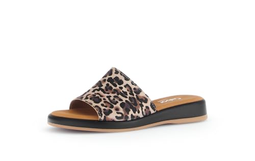 Gabor Damen Pantoletten, Frauen Slipper,Leichte Mehrweite (G),Gartenschuhe,Sommerschuhe,sommerclogs,Sandalen,Schlupfschuhe,Natur,38 EU / 5 UK von Gabor