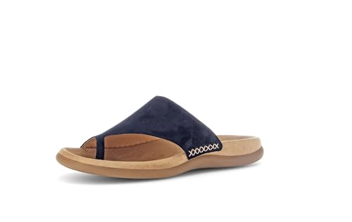 Gabor Damen Pantoletten, Frauen Slipper,Schlupfschuhe,schluepfschuhe,Slides,Slip-ons,Backless Slipper,Mules,Gartenschuhe,Atlantik,42 EU / 8 UK von Gabor