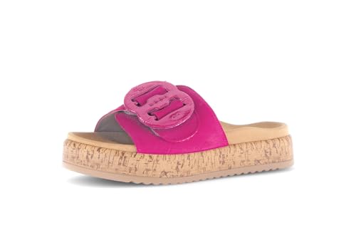 Gabor Damen Pantoletten, Frauen Slipper,schluepfschuhe,Slides,Slip-ons,Backless Slipper,Mules,Gartenschuhe,Sommerschuhe,pink,38 EU / 5 UK von Gabor