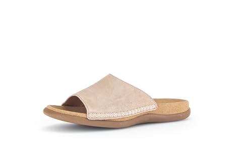 Gabor Damen Pantoletten | Frauen Slipper | Best Fitting | Sandalen | Freizeitschuhe | Schlupfschuhe | schluepfschuhe | Slides | Caramel | 37 EU - 4 UK von Gabor