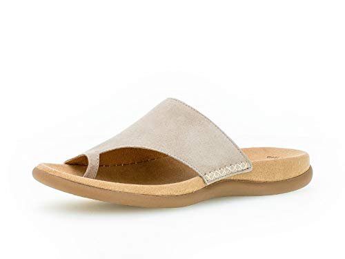 Gabor Damen Pantoletten | Frauen Slipper | Best Fitting | sommerclogs | Hausschuhe | Zehentrenner | Schlupfschuhe | schluepfschuhe | Caramel | 39 EU - 6 UK von Gabor