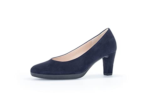 Gabor Damen Plateaupumps, Frauen Absatzschuhe,Pumps,Plateau,Plateau-Absatz,Plateau-Sohle,Dicke Sohle,hohe Sohle,Heels,Atlantik,37.5 EU / 4.5 UK von Gabor