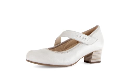 Gabor Damen Plateaupumps, Frauen Absatzschuhe,stoeckelschuhe,Ausgehschuhe,Abendschuhe,Court Shoes,stöckelschuhe,high Heels,Bianco,40.5 EU / 7 UK von Gabor
