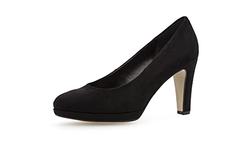 Gabor Damen Plateaupumps, Frauen Plateau Pumps,Court,Shoes,hochhackige,Women's,Woman,Lady,Ladies,Absatzschuhe,high,Heels,schwarz,44 EU / 9.5 UK von Gabor