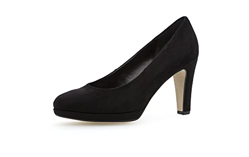 Gabor Damen Plateaupumps, Frauen Plateau Pumps,hochhackige,Women's,Woman,Lady,Ladies,Absatzschuhe,high,Heels,Schuhe,Court,schwarz,36 EU / 3.5 UK von Gabor