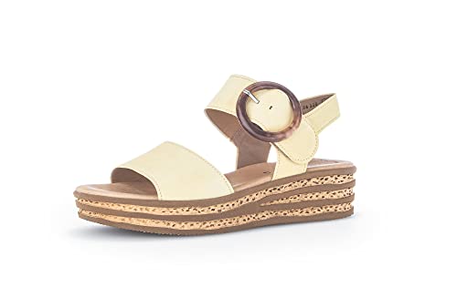 Gabor Damen Plateausandalen, Frauen Sandalen,Best Fitting,sommerschuhe,freizeitschuhe,offene schuhe,strandschuhe,bequem,citrus,40 EU / 6.5 UK von Gabor