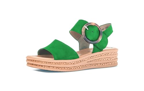 Gabor Damen Plateausandalen, Frauen Sandalen,Best Fitting,freizeitschuhe,offene schuhe,strandschuhe,plateausandaletten,verde,40 EU / 6.5 UK von Gabor