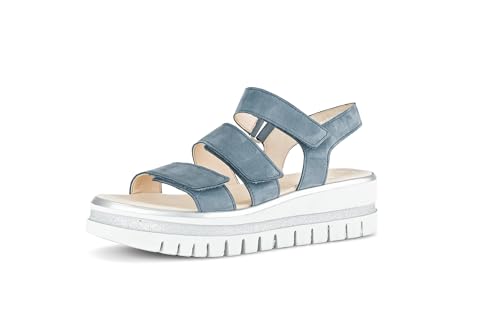 Gabor Damen Plateausandalen, Frauen Sandalen,Strandschuhe,Plateausandaletten,Dicke Sohle,bequem,Sommerschuhe,Freizeitschuhe,Jeans,40 EU / 6.5 UK von Gabor