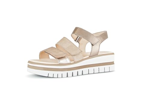 Gabor Damen Plateausandalen, Frauen Sandalen,strandschuhe,plateausandaletten,dicke sohle,bequem,sommerschuhe,desert kombi,35.5 EU / 3 UK von Gabor