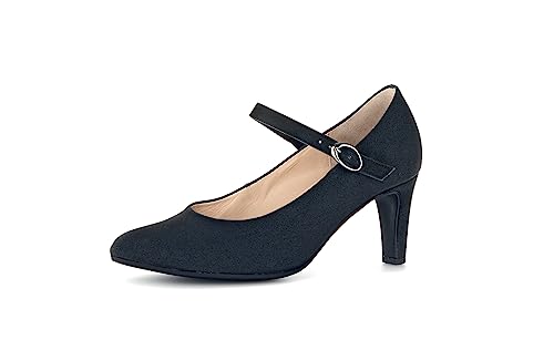 Gabor Damen Riemchen Pumps, Frauen Absatzschuhe,Abendschuhe,Court Shoes,stöckelschuhe,Spangenpumps,Mary-Jane,festlich,schwarz,37.5 EU / 4.5 UK von Gabor