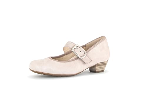 Gabor Damen Riemchen Pumps, Frauen Absatzschuhe,Komfortable Mehrweite (H),Abendschuhe,Court Shoes,stöckelschuhe,antikrosa/Puder,37 EU / 4 UK von Gabor