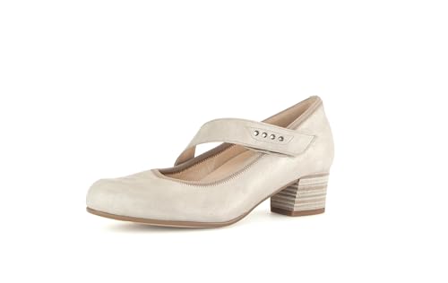 Gabor Damen Riemchen Pumps, Frauen Absatzschuhe,Komfortable Mehrweite (H),Ausgehschuhe,Abendschuhe,Court Shoes,Mary-Jane,Muschel,39 EU / 6 UK von Gabor