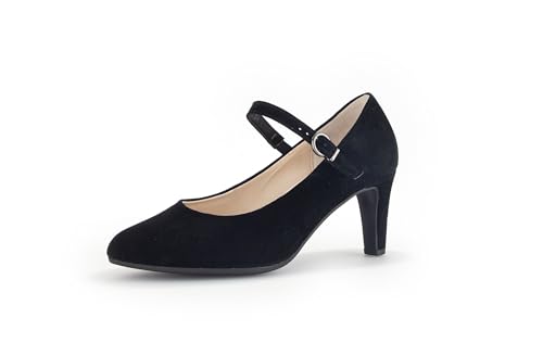 Gabor Damen Riemchen Pumps, Frauen Absatzschuhe,stöckelschuhe,Spangenpumps,Mary-Jane,Trachtenschuhe,festlich,Oktoberfest,schwarz,37 EU / 4 UK von Gabor