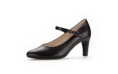 Gabor Damen Riemchen Pumps, Frauen Absatzschuhe,stöckelschuhe,Spangenpumps,Mary-Jane,Trachtenschuhe,festlich,Oktoberfest,schwarz,37 EU / 4 UK von Gabor