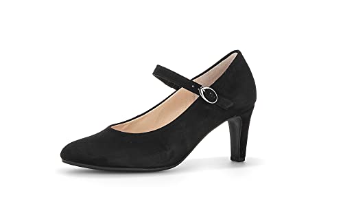 Gabor Damen Riemchen Pumps, Frauen Absatzschuhe,stöckelschuhe,Spangenpumps,Mary-Jane,Trachtenschuhe,festlich,Oktoberfest,schwarz,40 EU / 6.5 UK von Gabor