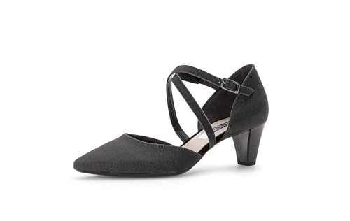Gabor Damen Riemchen Pumps | Frauen Absatzschuhe | elegant | high Heels | hochhackige Schuhe | stoeckelschuhe | Ausgehschuhe | schwarz | 37.5 EU - 4.5 UK von Gabor