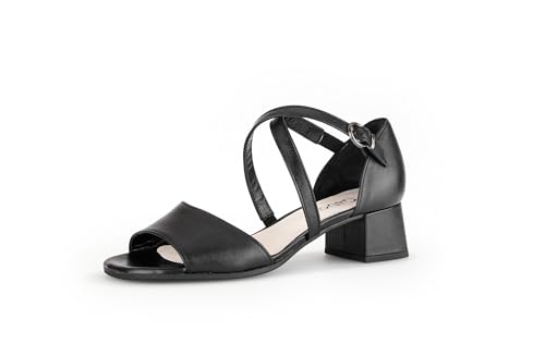 Gabor Damen Riemchensandalen, Frauen Sandalen,Best Fitting,Sandaletten,Sommersandalen,Sommerschuhe,Freizeitschuhe,schwarz,39 EU / 6 UK von Gabor