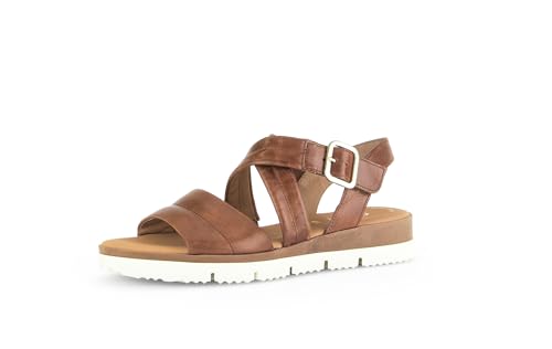 Gabor Damen Riemchensandalen, Frauen Sandalen,Best Fitting,freizeitschuhe,offene schuhe,sandaletten,sommersandalen,bequem,camel,37 EU / 4 UK von Gabor