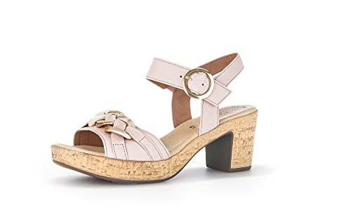 Gabor Damen Riemchensandalen, Frauen Sandalen,Best Fitting,offene schuhe,strandschuhe,sandaletten,absatz,rouge(beige-kombi),41 EU / 7.5 UK von Gabor