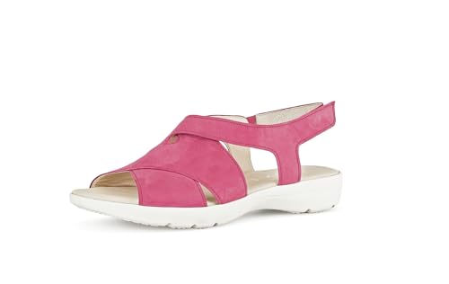 Gabor Damen Riemchensandalen, Frauen Sandalen,Best Fitting,sommerschuhe,freizeitschuhe,offene schuhe,strandschuhe,sandaletten,pink,42 EU / 8 UK von Gabor