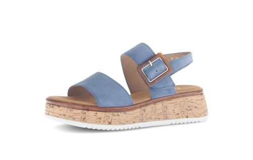 Gabor Damen Riemchensandalen, Frauen Sandalen,Freizeitschuhe,offene Schuhe,Sandaletten,Sommersandalen,bequem,Heaven(LDS/S.Kork),40.5 EU / 7 UK von Gabor