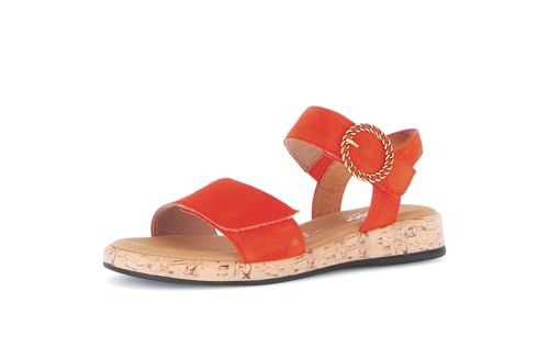 Gabor Damen Riemchensandalen, Frauen Sandalen,Freizeitschuhe,offene Schuhe,Sandaletten,Sommersandalen,bequem,pumpk(brma/S.Kork),42.5 EU / 8.5 UK von Gabor
